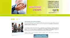 Desktop Screenshot of groupement-achat.agoraservices.fr