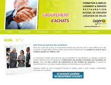 Tablet Screenshot of groupement-achat.agoraservices.fr